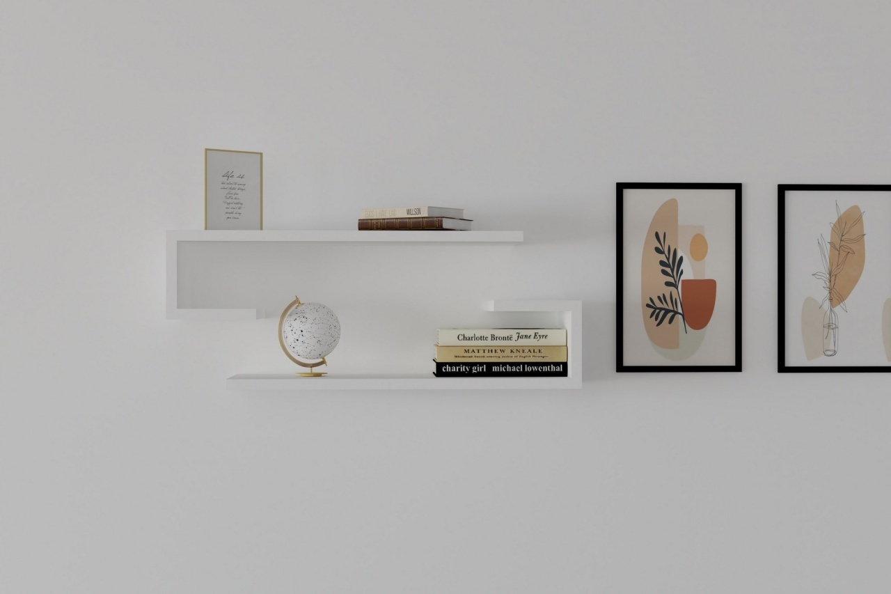 Raft de perete Eldo Alb 60x15x19.6 cm - 2