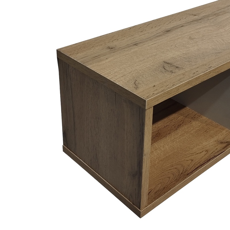 Raft de perete Flevior, Pako World, Alb-Sonoma, 90x22x25 cm - 2 | YEO