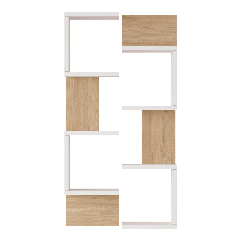 Raft de perete Pomar, Pako World, Alb-Natural, 47x14x92 cm - 3 | YEO