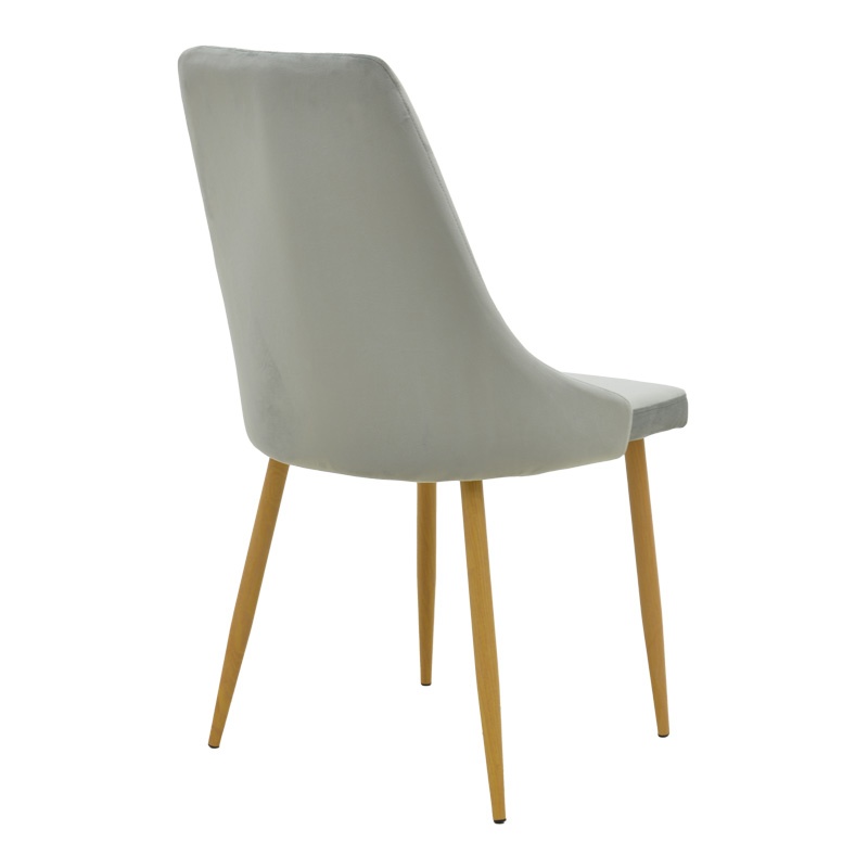 Scaun Azori, Pako World, Catifea, Gri, 49x55x85 cm - 1 | YEO