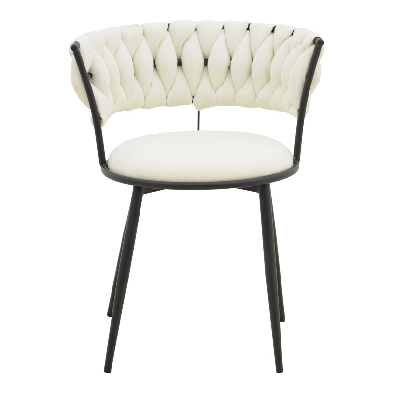 Scaun cu brate Alkia I Ecru 57x58.5x72 cm - 3 | YEO