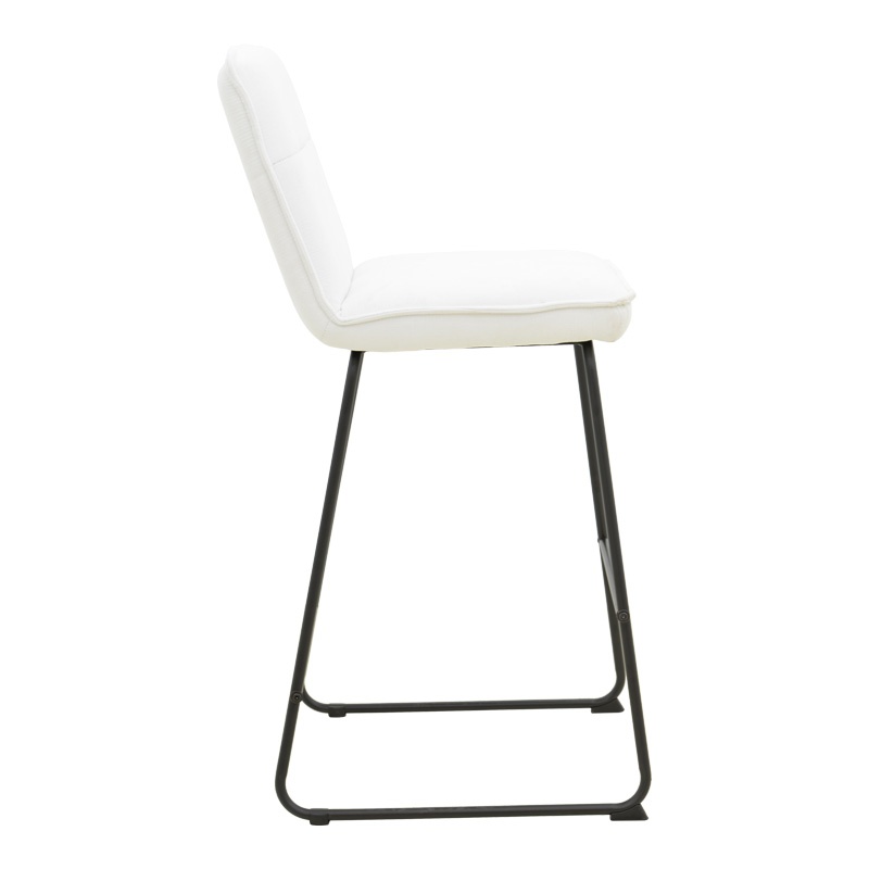 Scaun de bar Essential Alb 53x64.5x107 cm - 2 | YEO
