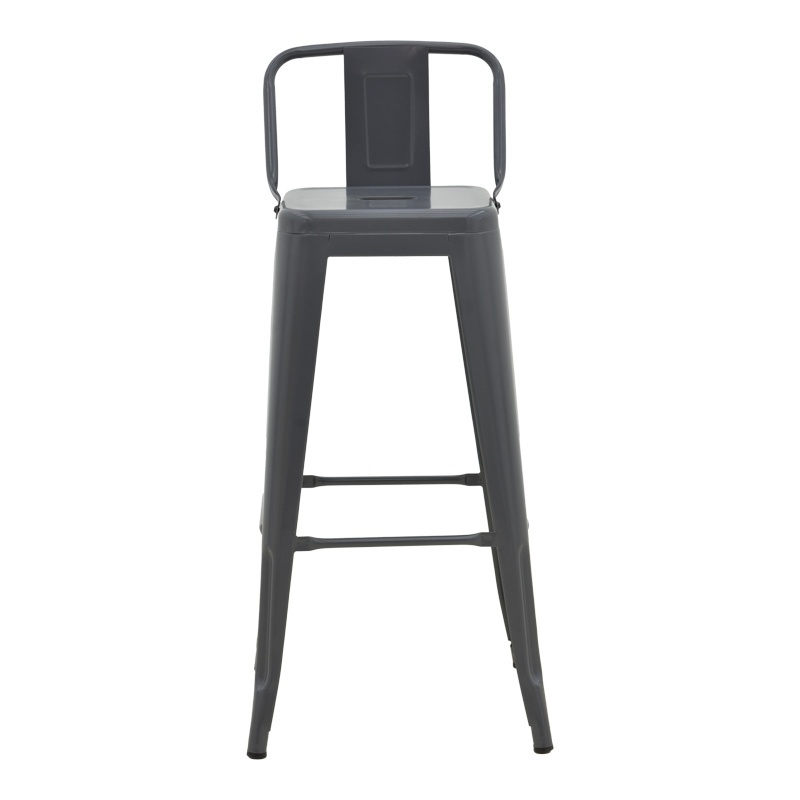 Scaun de bar Utopia Gri 42x42x97 cm - 4 | YEO