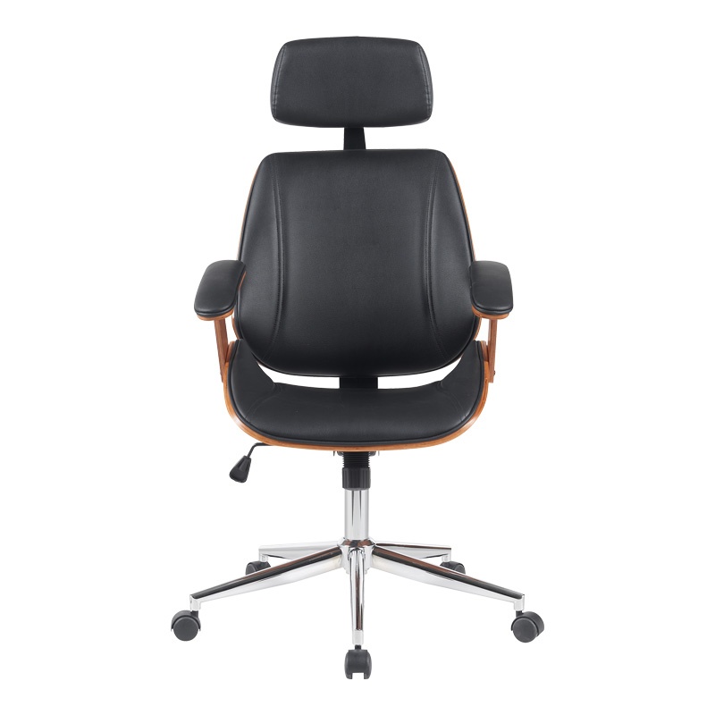 Scaun de birou Fetseno Negru 53x56x123.5 cm - 3 | YEO