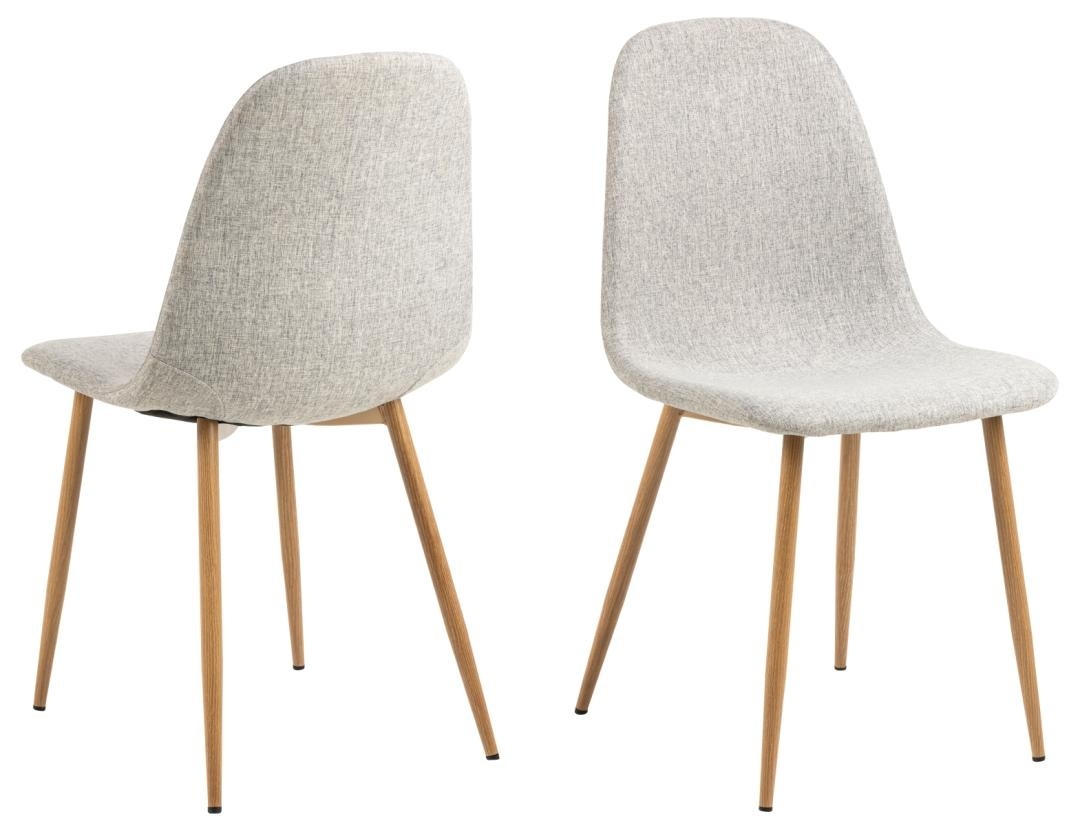Scaun dining Celia, Gri, 86x44x54 cm - Imagine 3