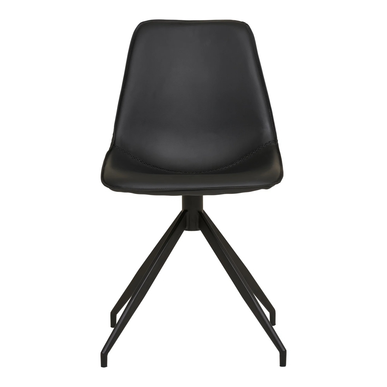 Scaun dining Monaco, Negru, 56x48x86 cm - Imagine 4