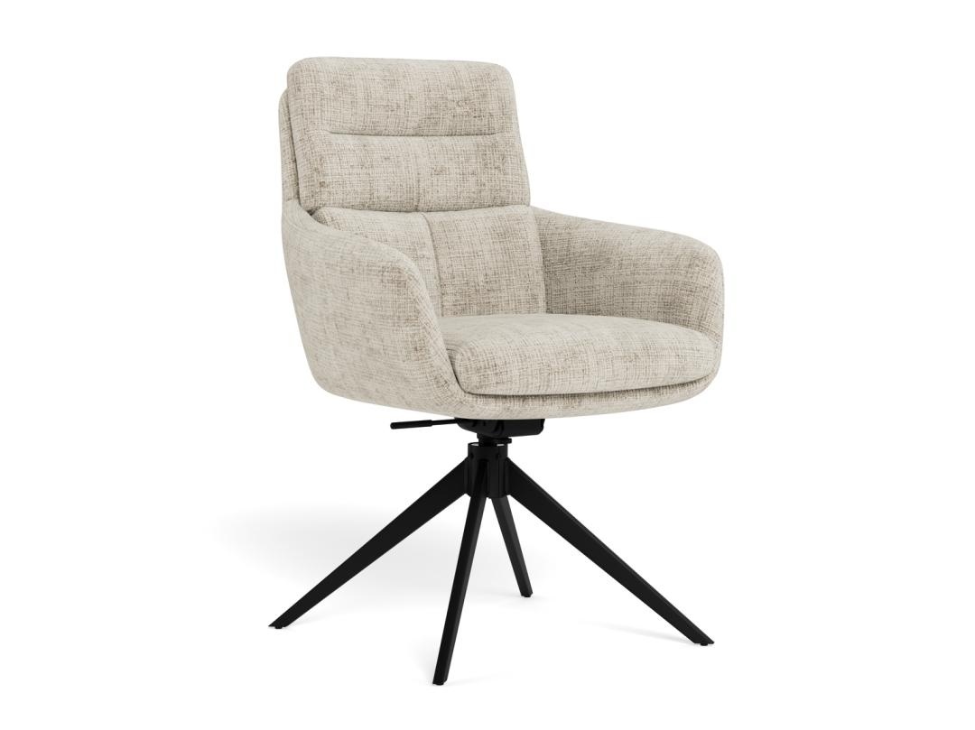 Scaun dining Roger, Bej, 90x62x67 cm - Imagine 2