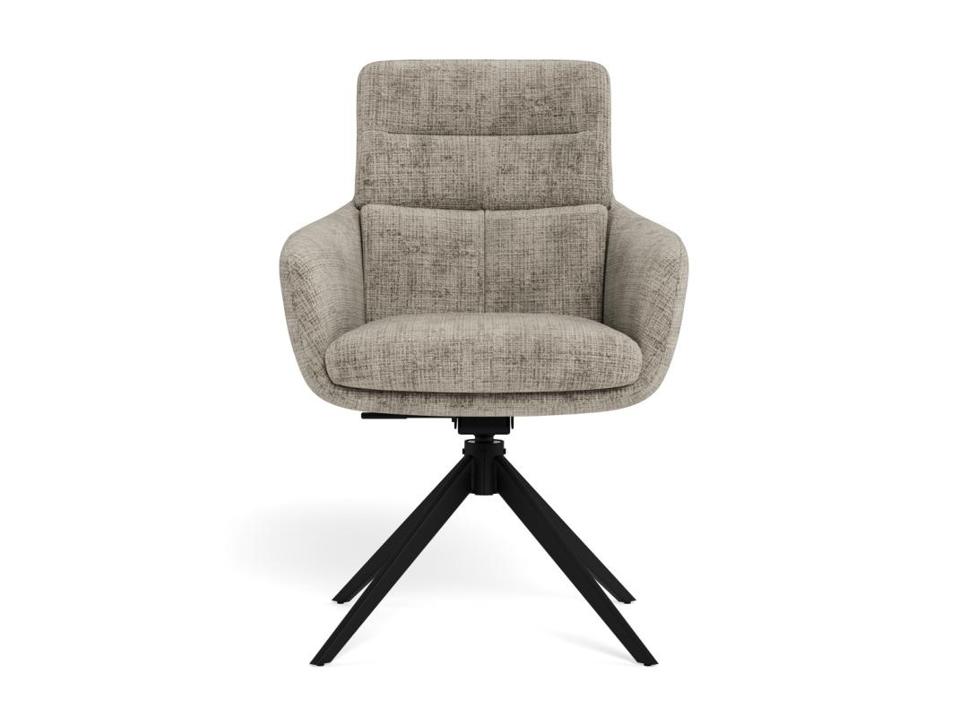 Scaun dining Roger, Gri, 90x62x67 cm - Imagine 8