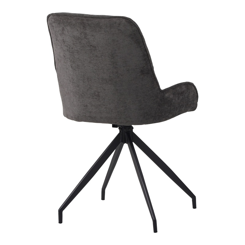 Scaun rotativ Kadeira, Pako World, Gri inchis, 57x51x89 cm - 2 | YEO