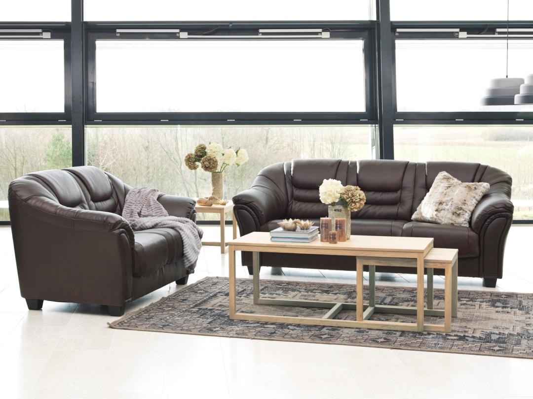 Set 3 piese Masute de cafea Cornus, Alb, 50x120x60 cm