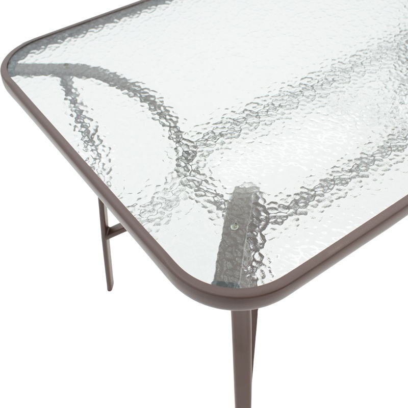 Set 5 buc masă și scaune de grădină Calan-Ensure Maro 120x70x70 cm - 3 | YEO