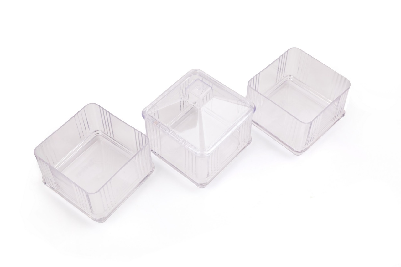 Set cutii de depozitare, 6 bucati Kareakrlk Transparent 10x10x49.5 cm