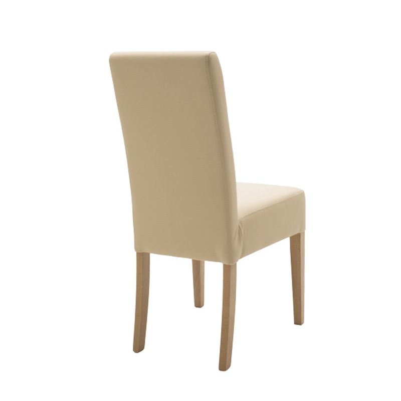 Set de 7 buc masa si scaune Ditta-Winslow din lemn de cauciuc culoare nuc deschis 180x85x75 cm - 2 | YEO
