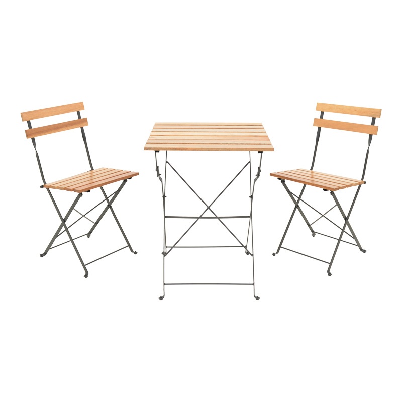 Set dining Pometia, Pako World, 3 piese, Lemn