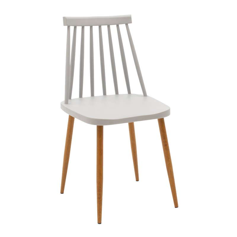 Set masa si scaune dining, 5 buc, Aurora Faragio, Pako, Gri 120x75x75 cm - 5