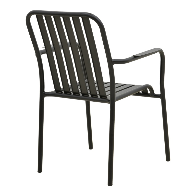 Set masa si scaune dining, 5 buc, Heven Vista, Pako, Negru 120x70x72 cm - 4