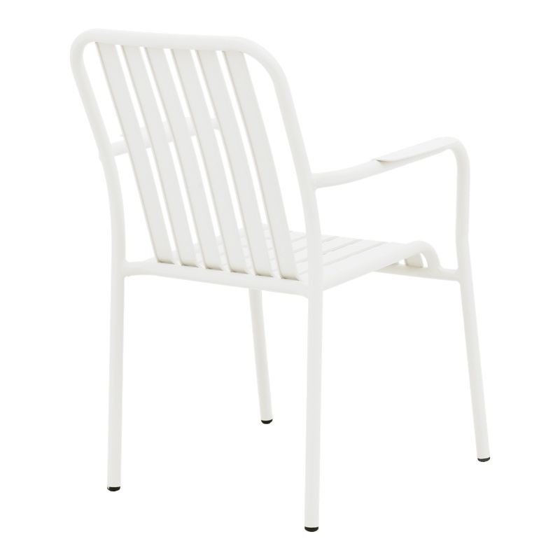 Set masa si scaune dining, 7 buc, Dagyn Vista, Pako, Alb 240x90x76 cm - 3