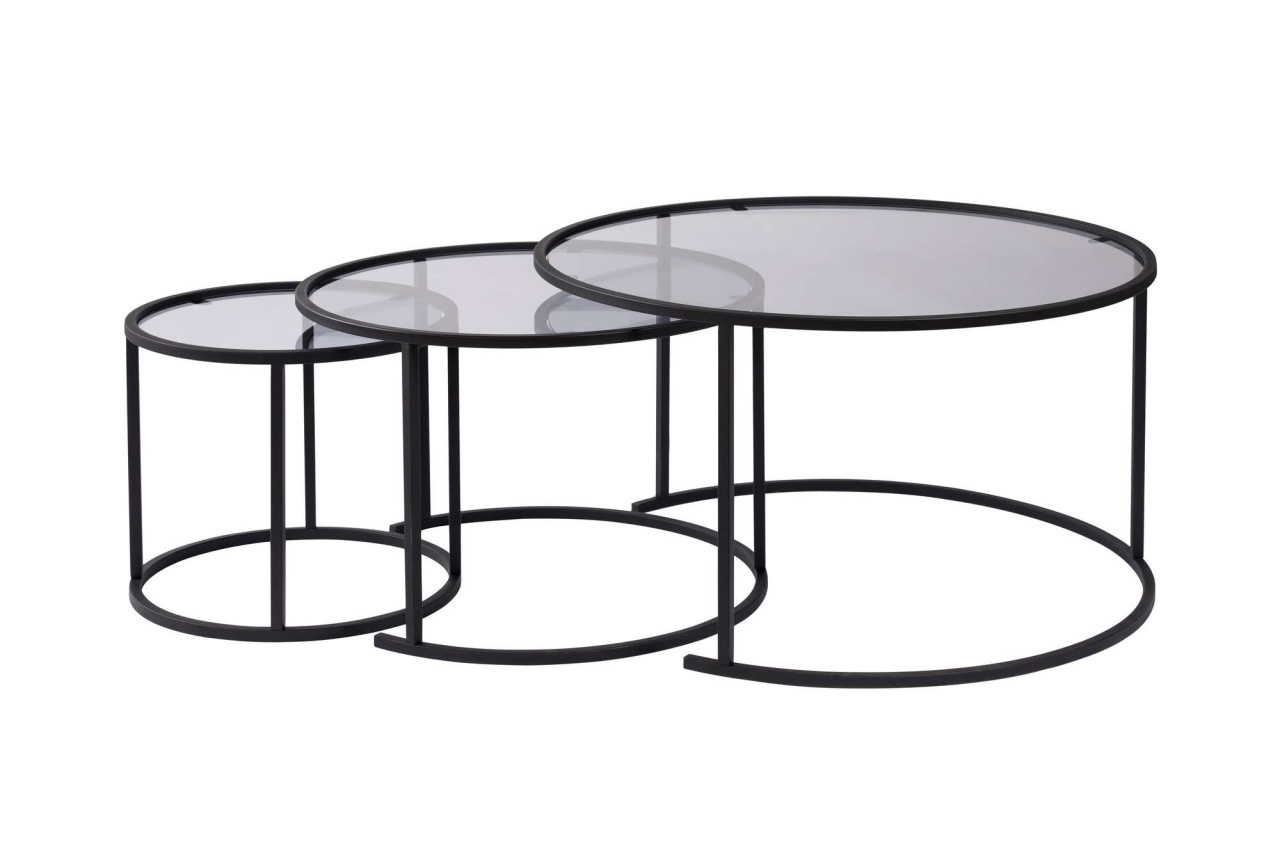 Set masute de cafea Aurum Negru - 5 | YEO