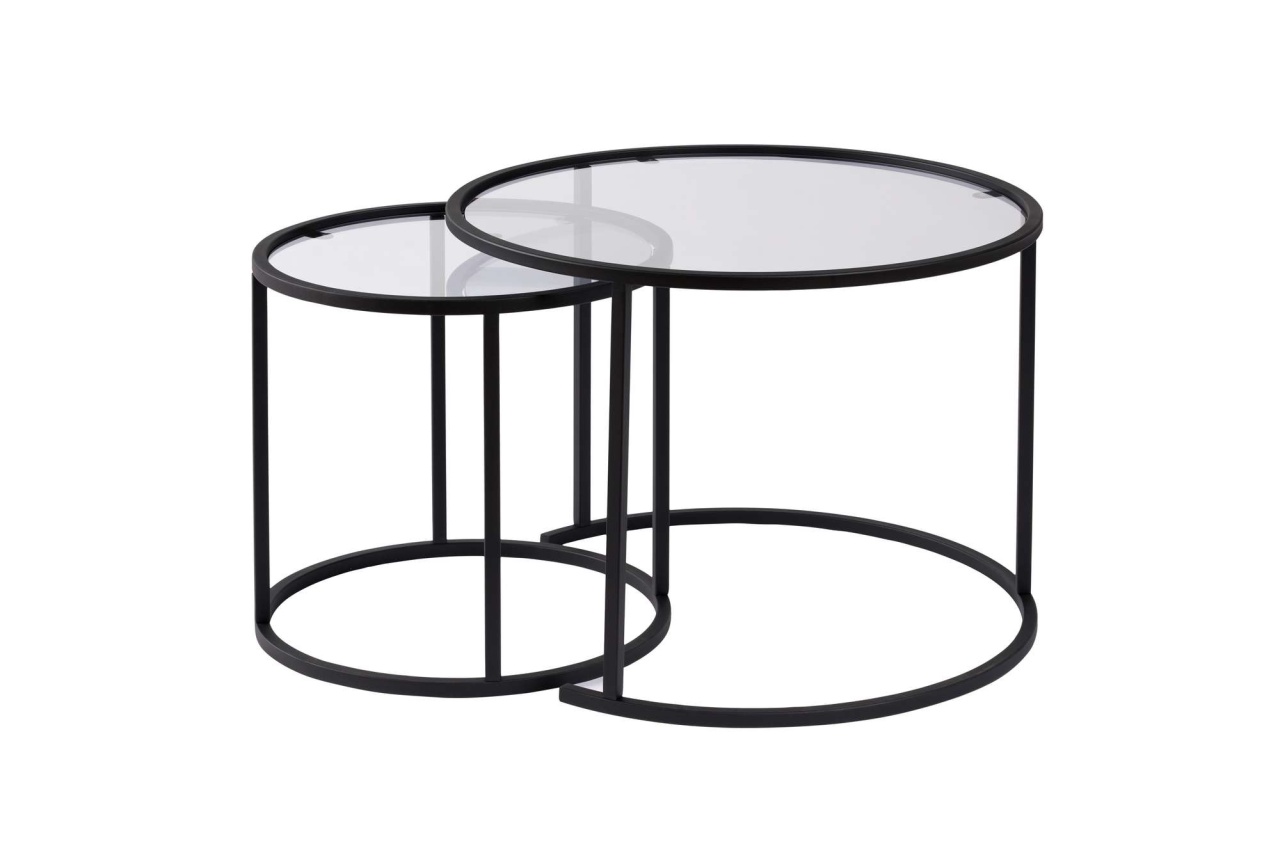Set masute de cafea Aurum Negru - 5 | YEO