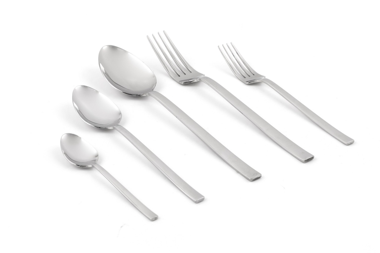 Set tacamuri 60 bucati D43 Argintiu 23x23x23 cm