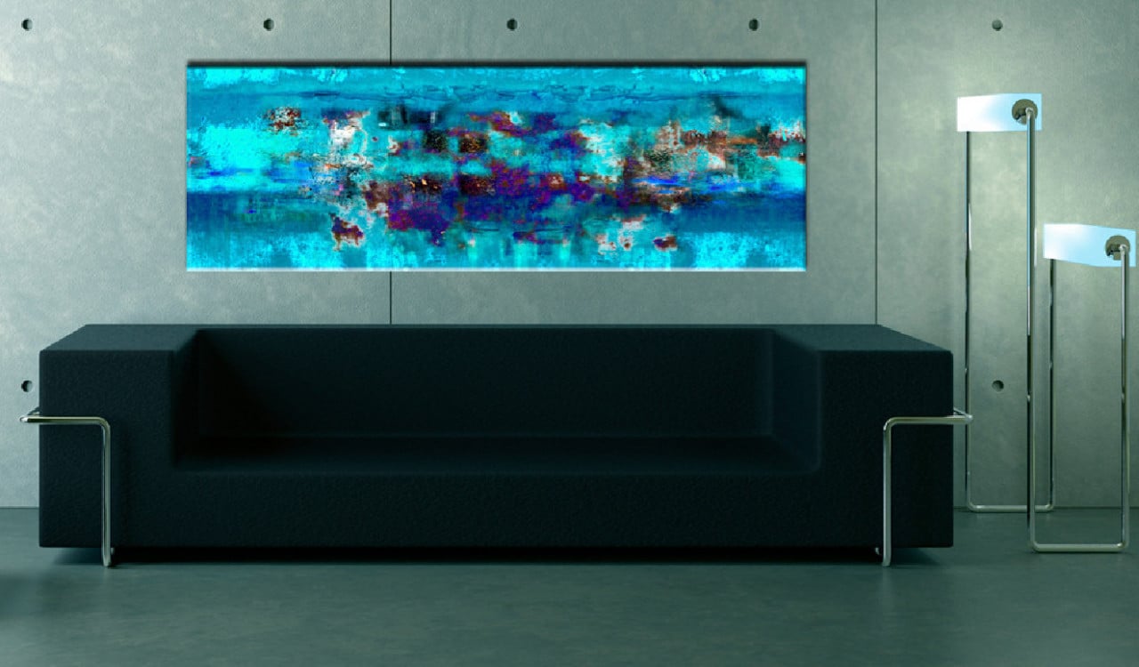 Tablou - Abstract Ocean 150x50 cm - 1 | YEO