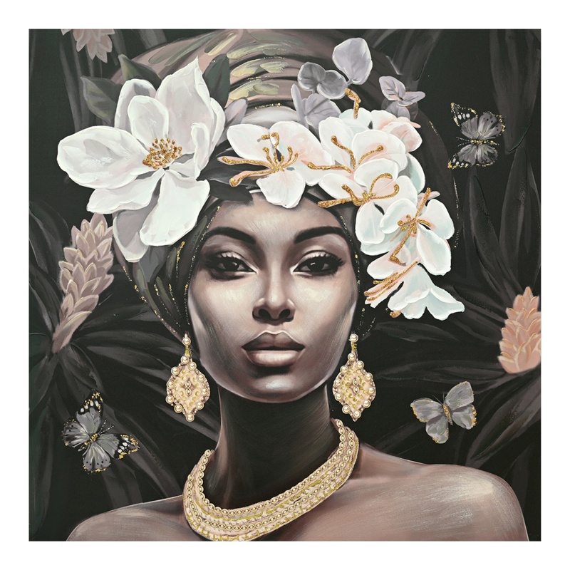 Tablou canvas Beauty 80x3x80 cm
