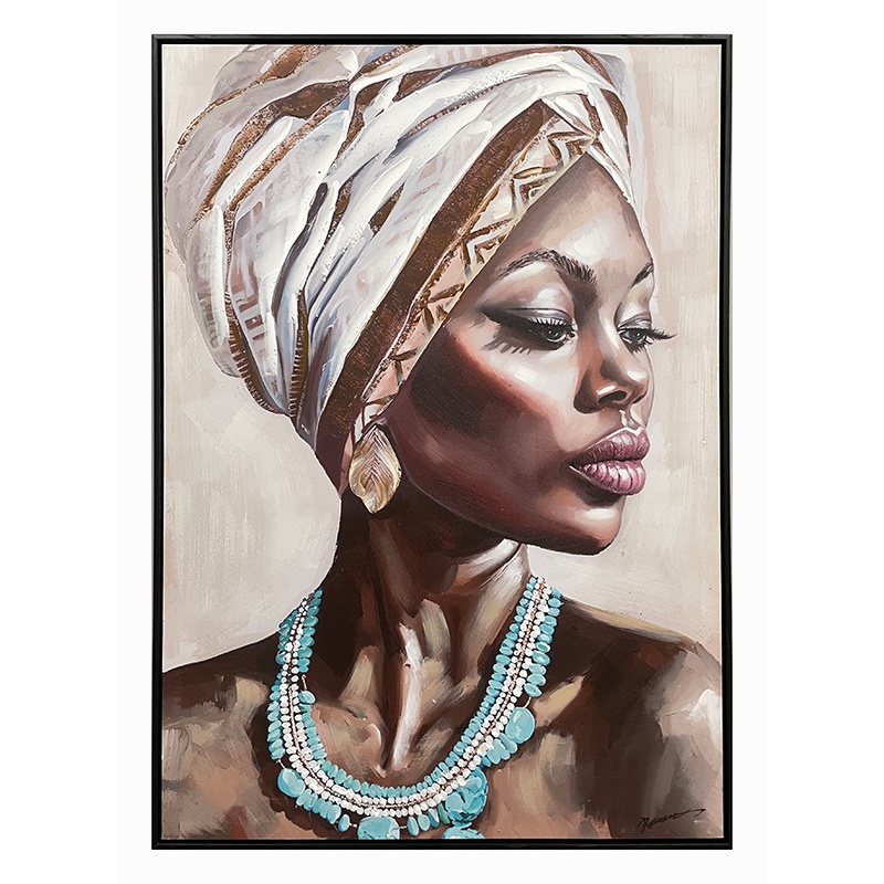 Tablou canvas Zaira, Pako World, cu rama, 70x3.5x100 cm