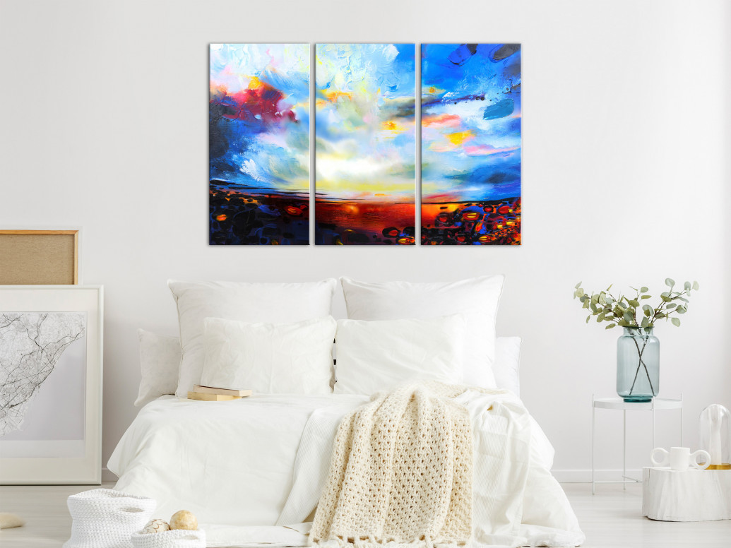 Tablou - Colourful Sky (3 Parts) 90x60 cm - 1 | YEO