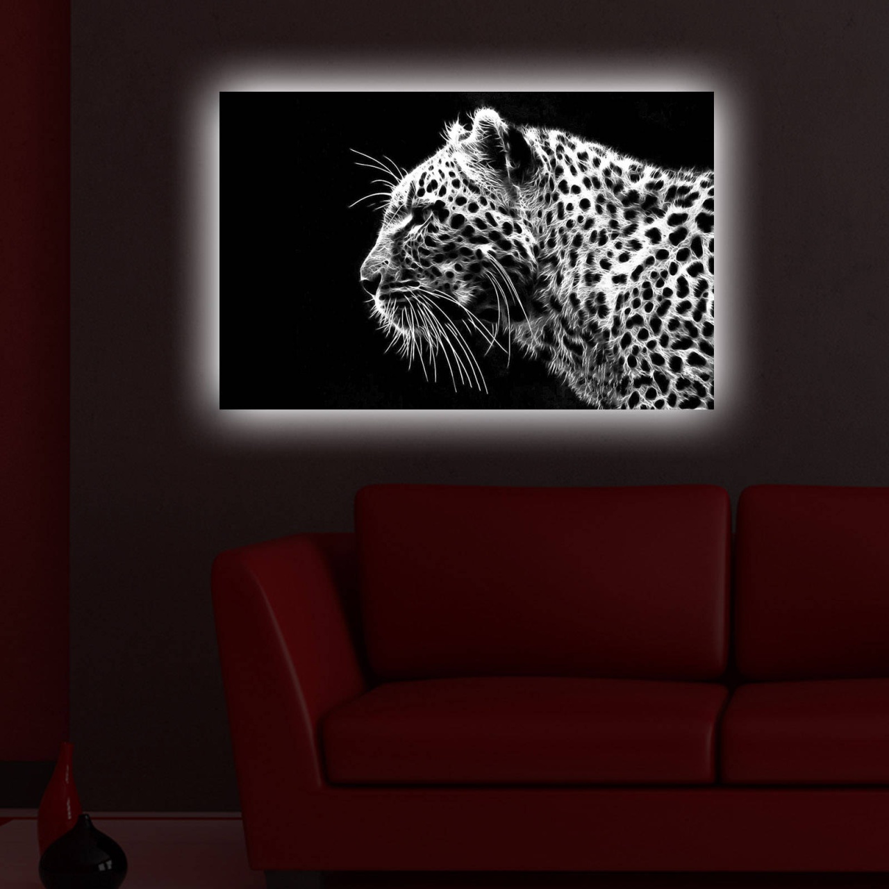 Tablou cu LED 4570DACT Multicolor 45x70 cm