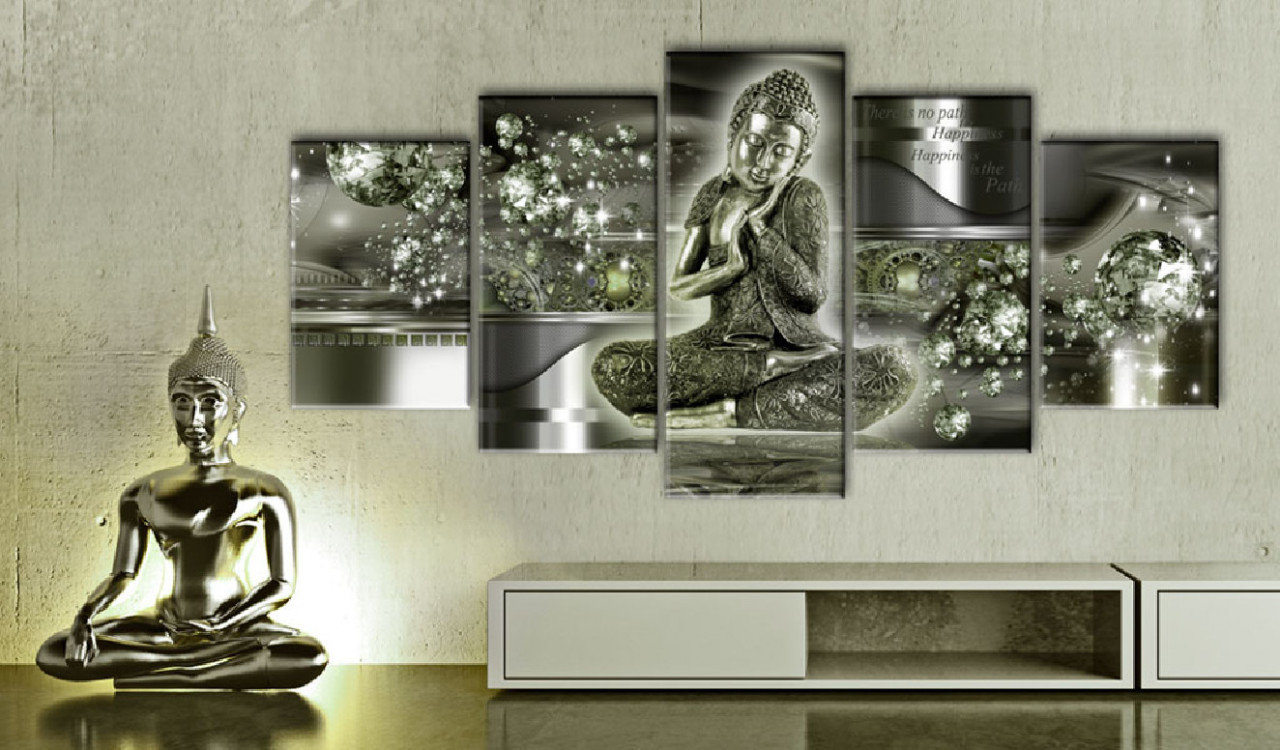 Tablou - Emerald Budda 200x100 cm - 1 | YEO