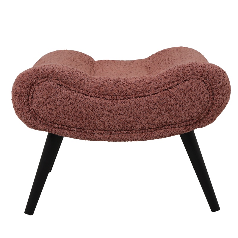 Taburet fotoliu Silla, Pako World, Roz, 68x58x40 cm - 3 | YEO