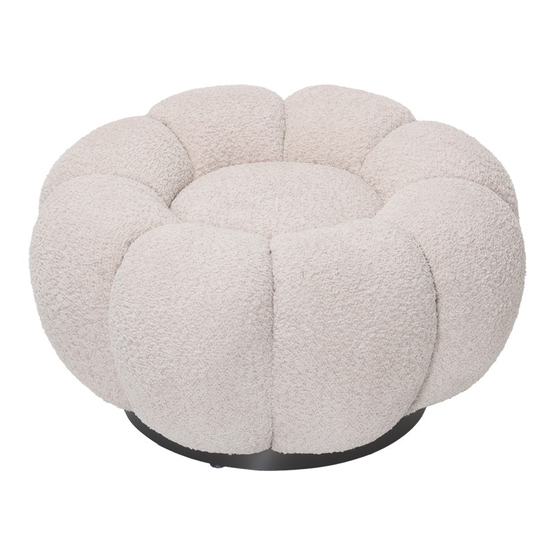 Taburet Nester boucle Bej 60x60x31 cm - 2 | YEO