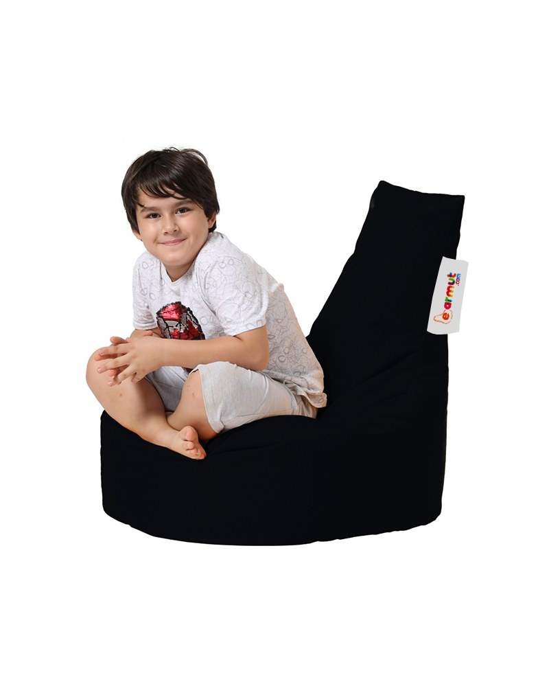 Taburet puf beanbag de gradina Baton Negru - 2 | YEO