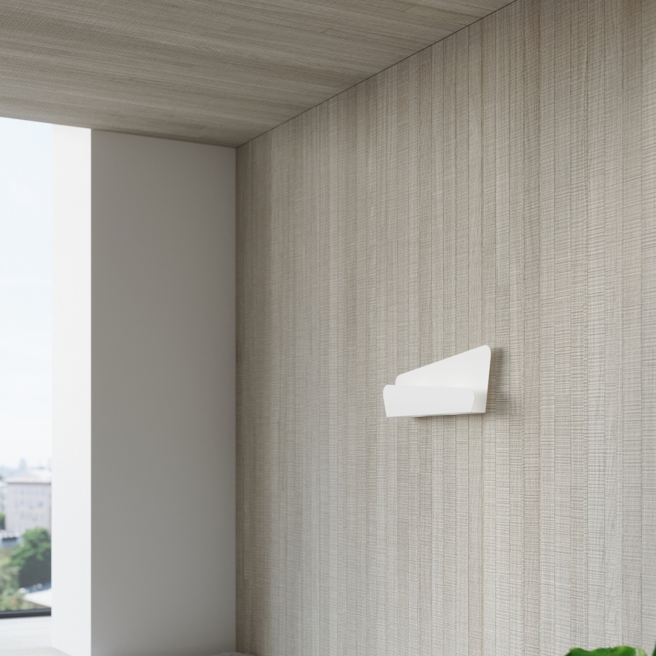 Aplica Bascia Alb 40x6x15 cm