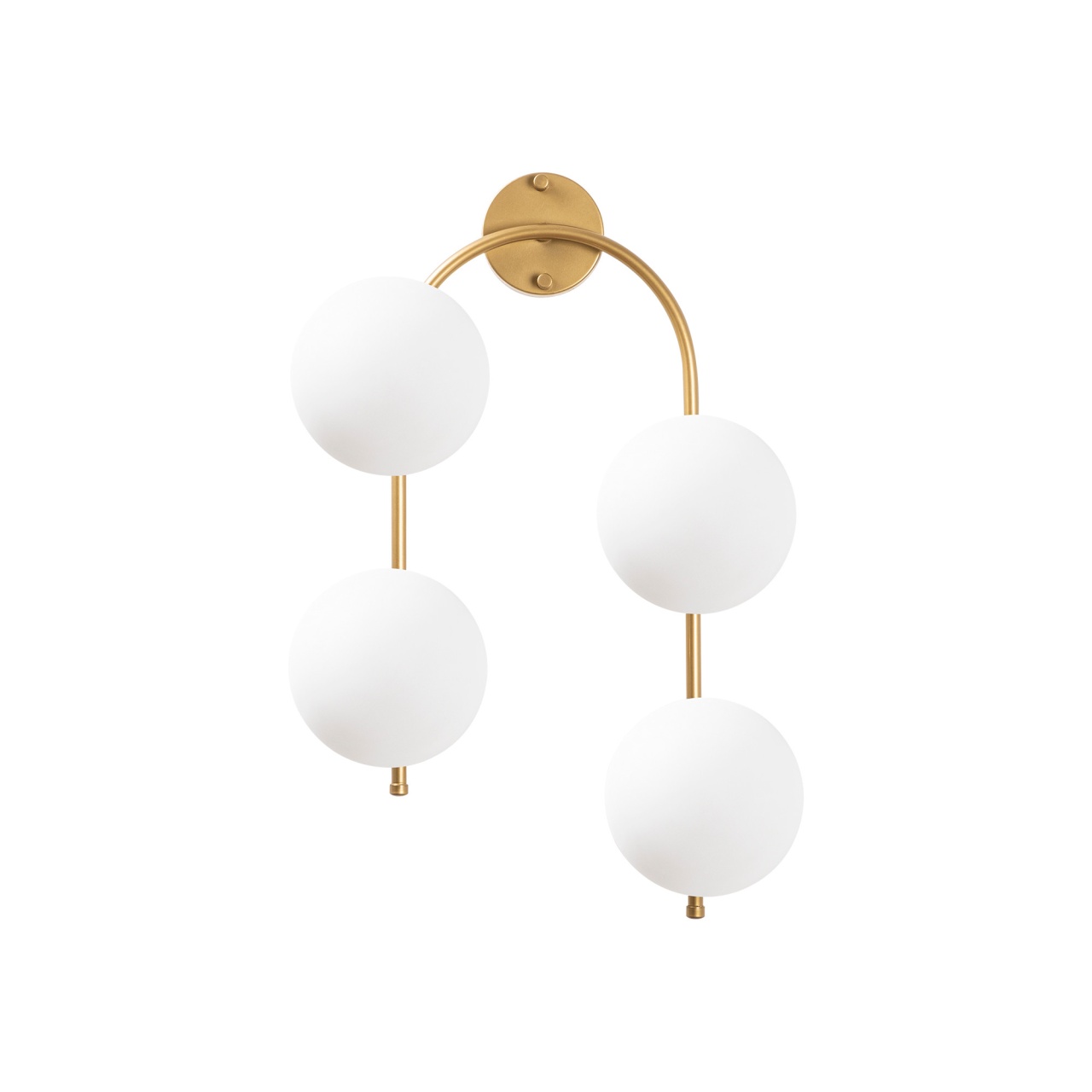 Aplica de perete Jewel Auriu 40x26x62 cm - 4 | YEO