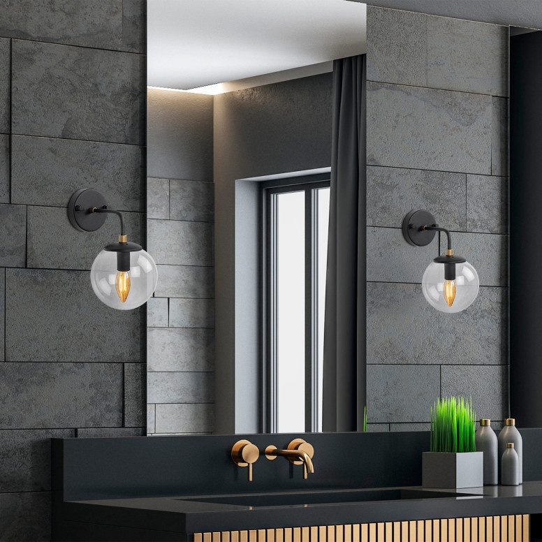 Aplica Horn - 12218 Negru/Auriu - 3 | YEO