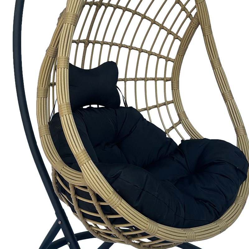 Balansoar Cungo, Pako World, Bej-Negru, 125x105x195 cm - 4 | YEO