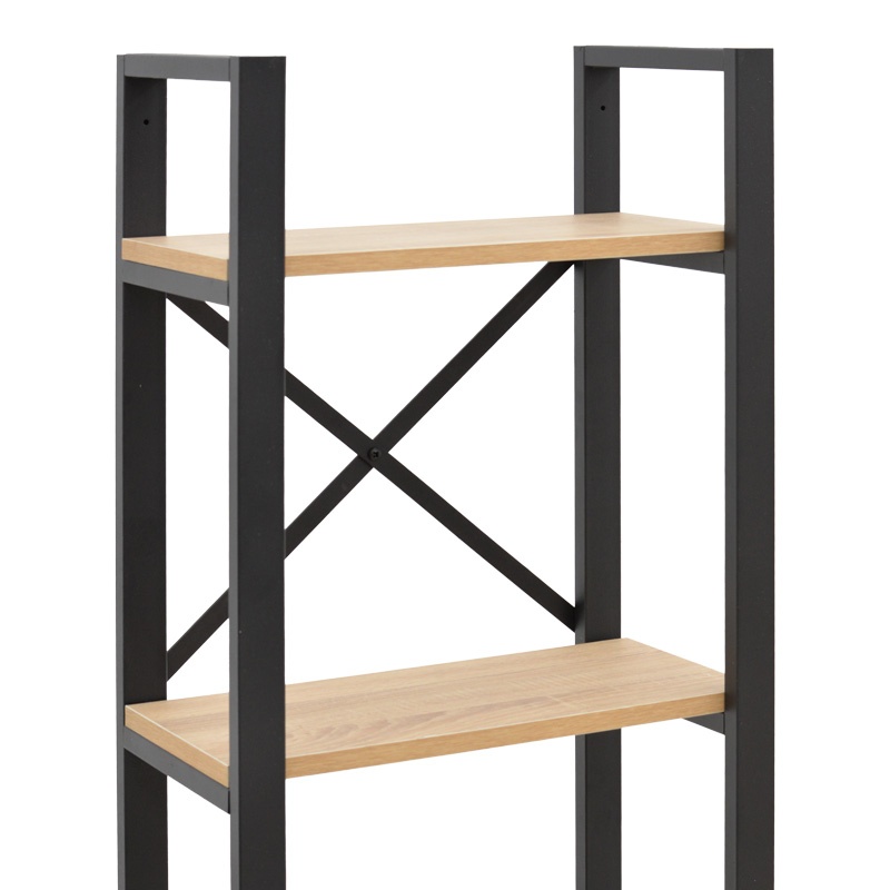 Biblioteca Crimson, Pako World, Stejar-Negru, 50x22x150 cm - 3 | YEO