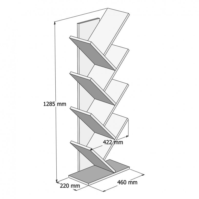 Biblioteca Hitit - Antracit - 4 | YEO