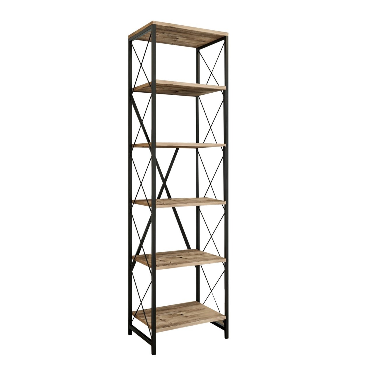 Bibliotecă Suadiye Natural 50x180x30 cm - 3 | YEO