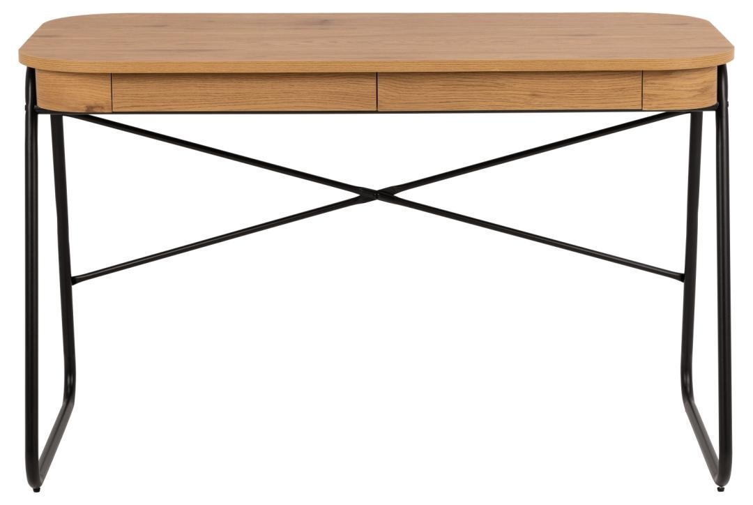 Birou Blueton, Natural, 75x120x60 cm - Imagine 5