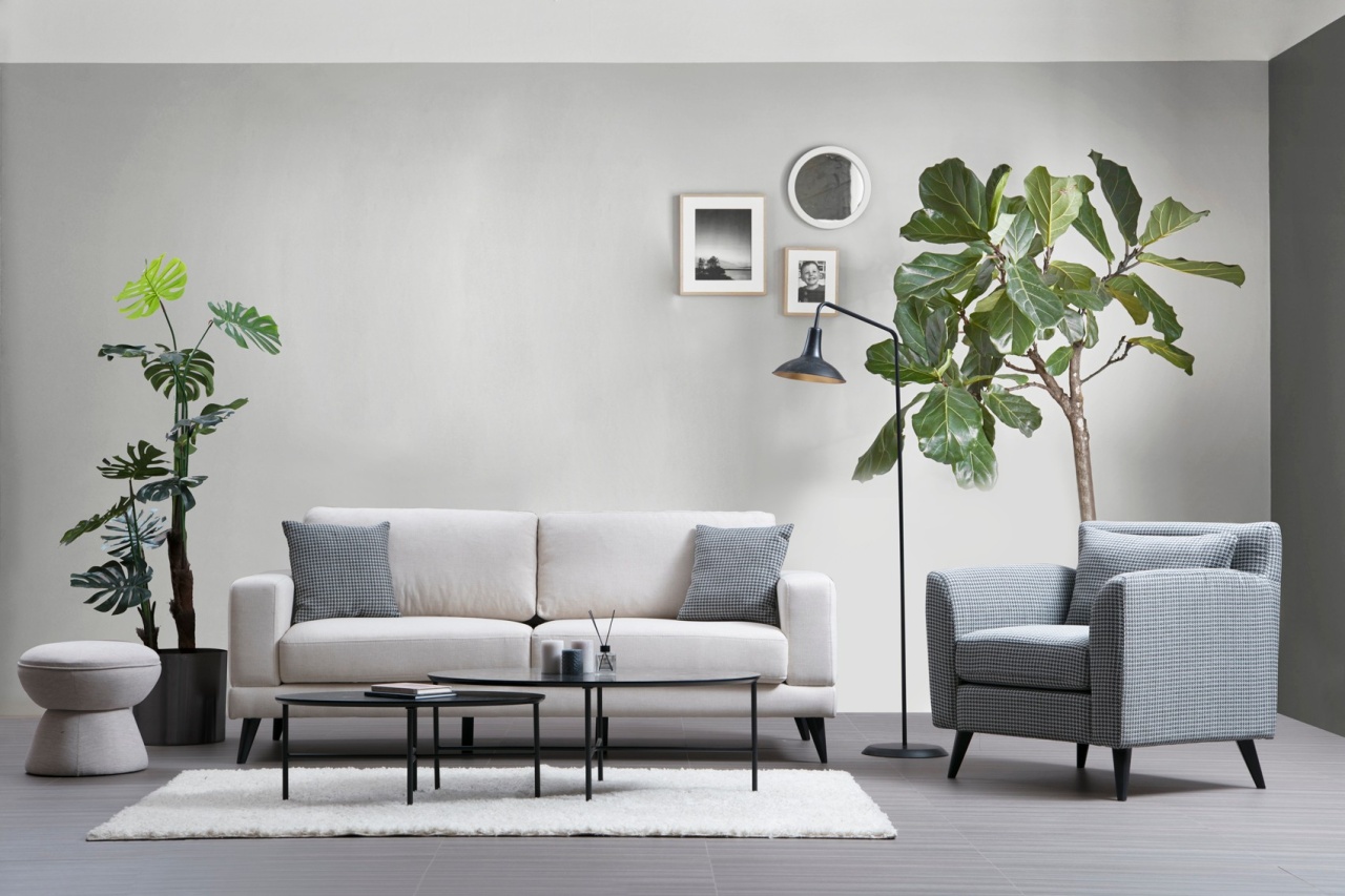 Canapea 3 locuri extensibila Nordic Bej - 1 | YEO