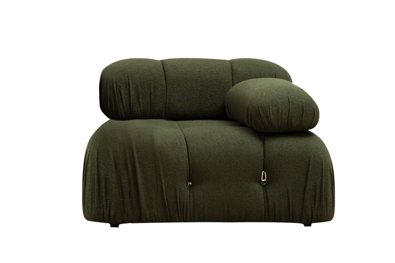 Canapea modulara Bubble 1R Verde 95x95x75 cm