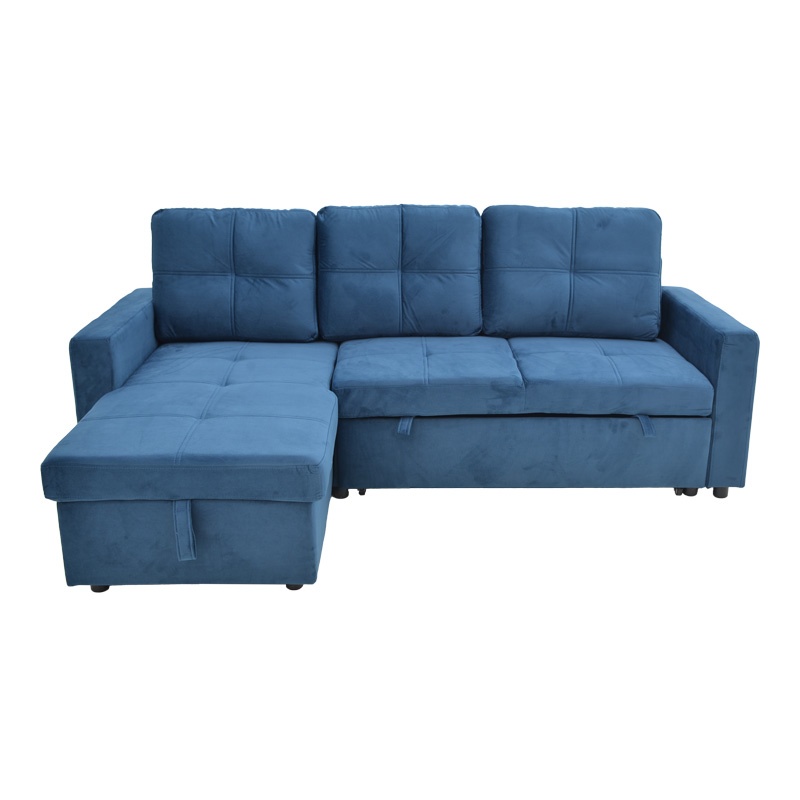 Coltar reversibil extensibil Felia, Pako World, Albastru, 225x148x81 cm - 2 | YEO
