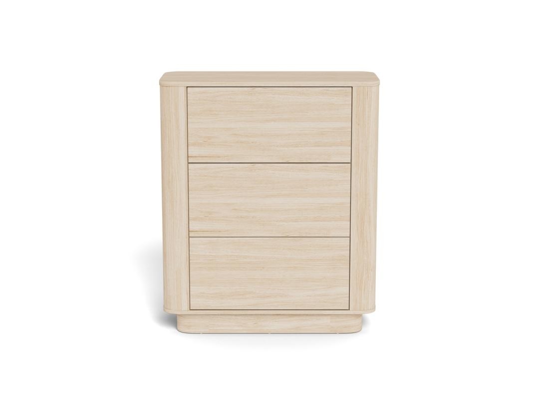 Comoda Atmore, Alb, 107x90x40 cm - Imagine 3