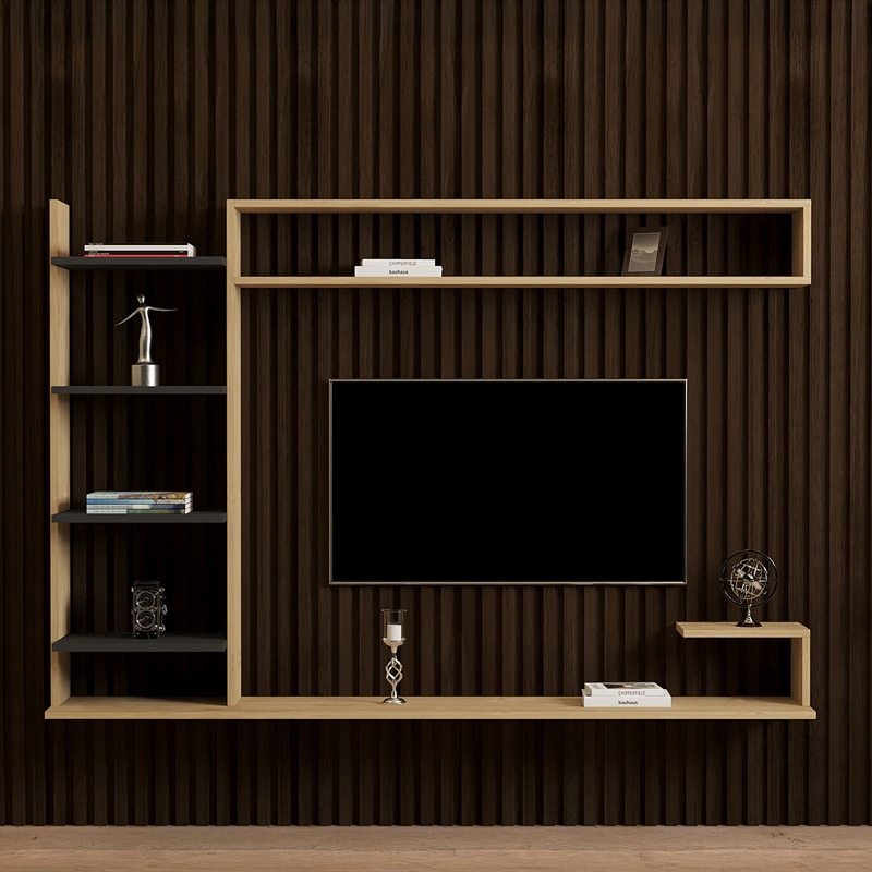 Comoda TV Dilan, Pako World, Nuc, 180x29x121 cm - 3 | YEO