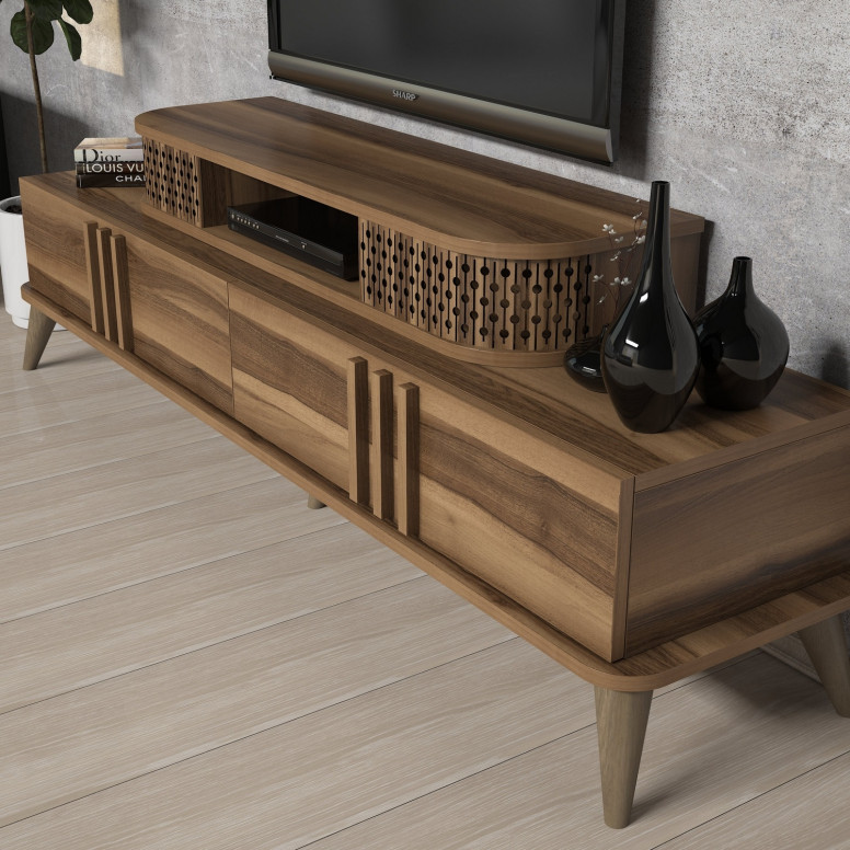 Comoda TV Eylül - Walnut - 3 | YEO