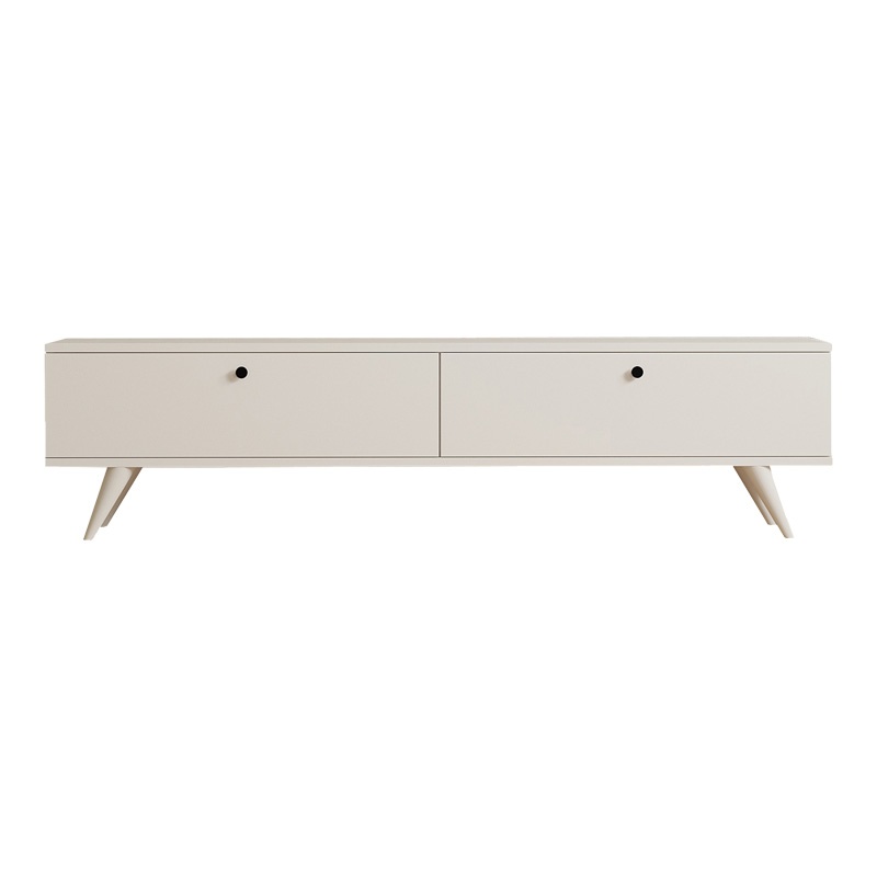 Comoda TV Jate, Pako World, Alb, 160x25x40 cm