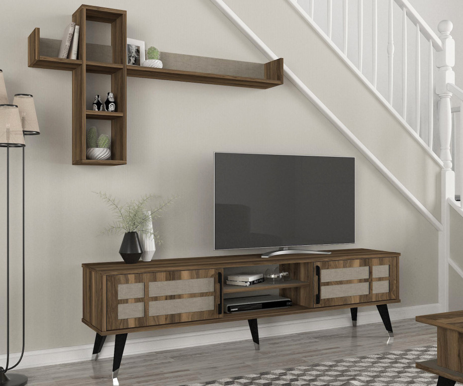 Comoda TV Logan - Walnut - 1 | YEO