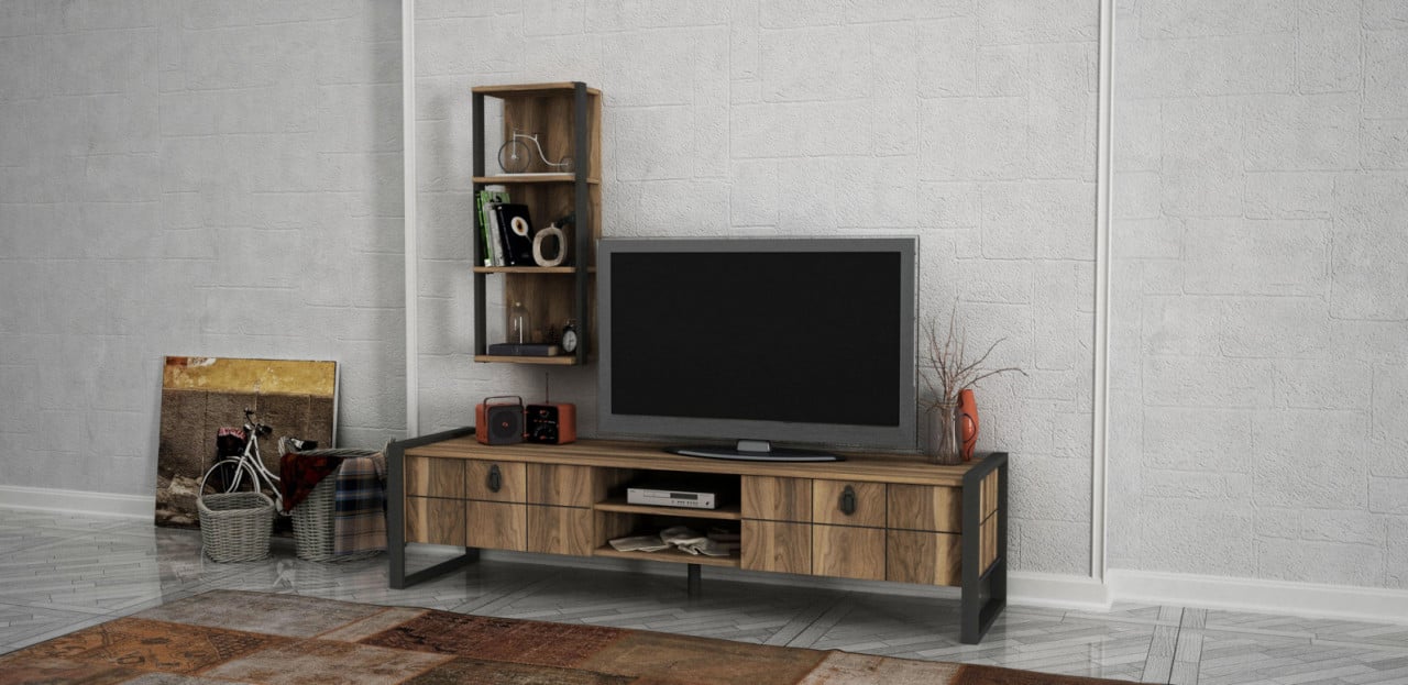 Comoda TV Lost - Walnut - 1 | YEO